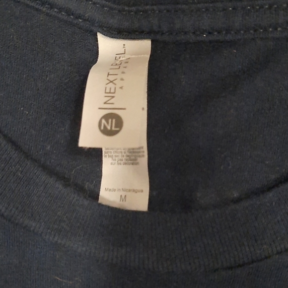 Next Level Introvert Fitted Navy Tshirt - Picture 2 of 3